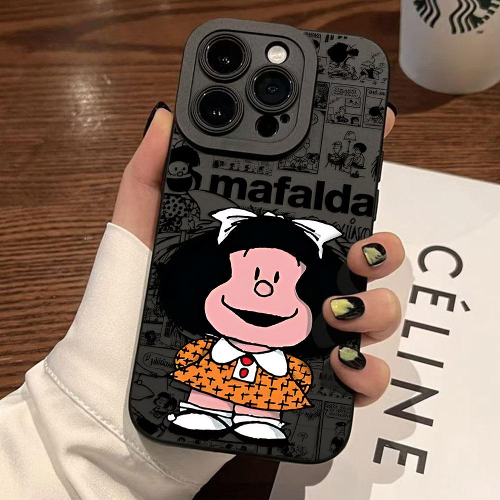 Cute Hot Anime M-Mafaldas Girl Phone Case for Xiaomi Mi 15 14T 12T 11T 11 10T Poco X5 F5 X4 M4 F4 X3 M3 Pro Lite Ultra 4G 5G