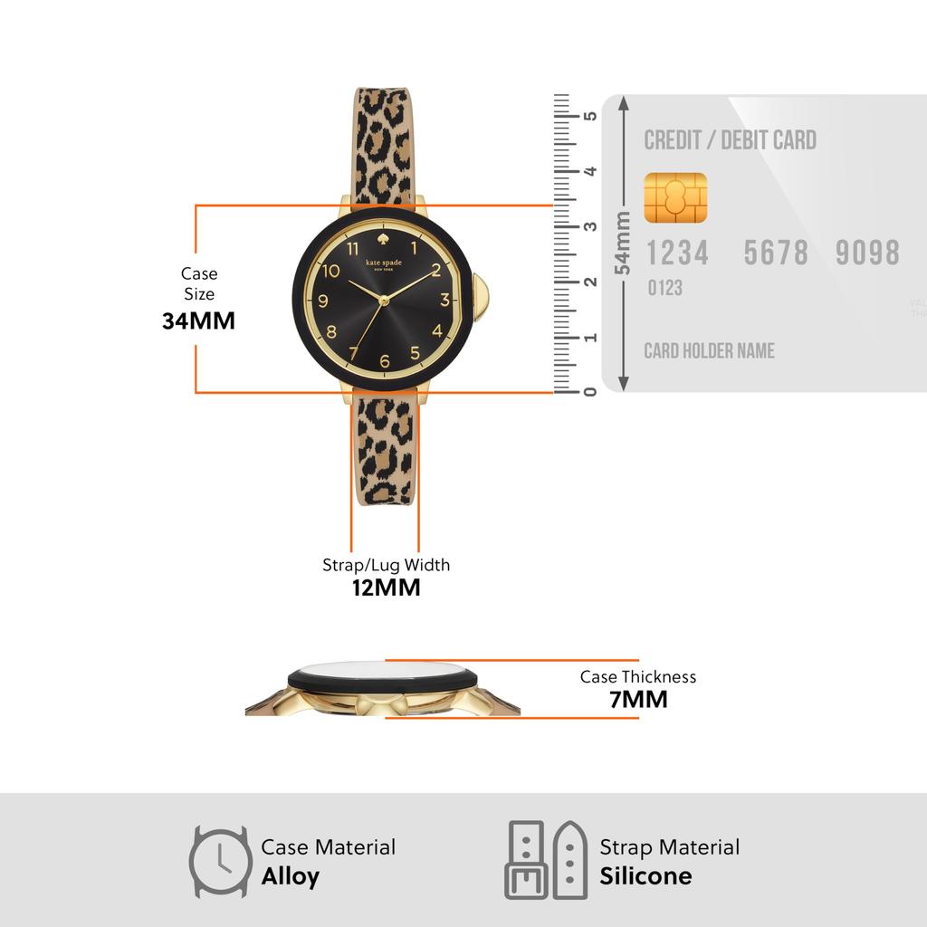 Kate Spade New York FOSAX PARK ROW Wristwatch KSW1485 Women's Multicolor