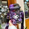 Детская бутылка для воды Sanrio Kuromi из Tritan с герметичной крышкой, предотвращающей протечки, для офиса и дома