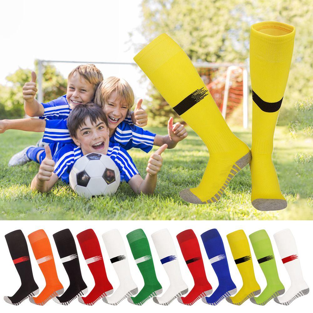Running Damping Childrens Long Soccer Sock sports socks Football Socks Anti Slip