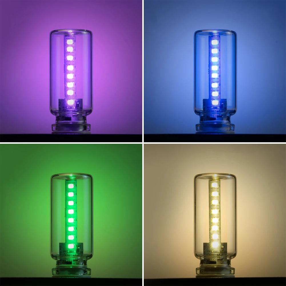 Mini Car USB Night Light Touch Control Dimmable LED Filament Lamp USB Plug And Play Decorative Atmosphere Light For Car Bedroom