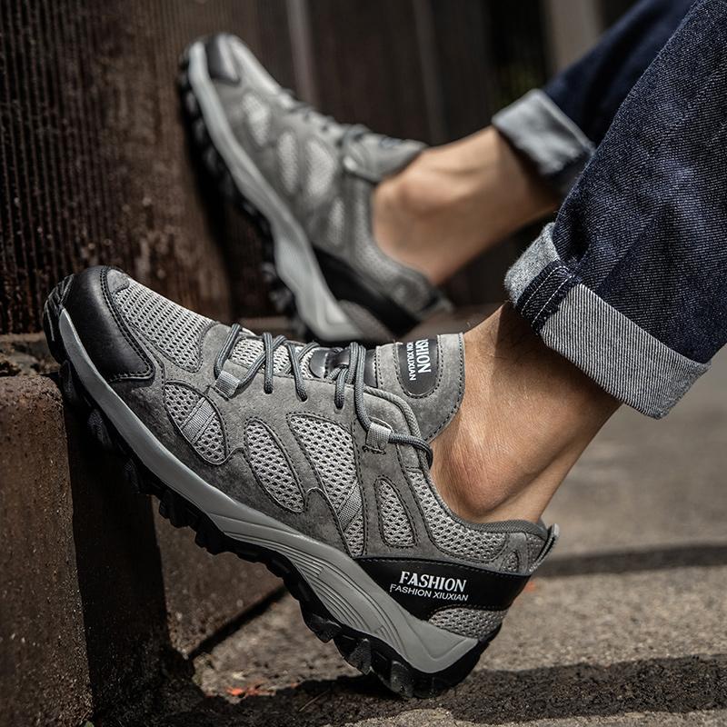Мужская уличная дышащая походная обувь, удобная походная обувь