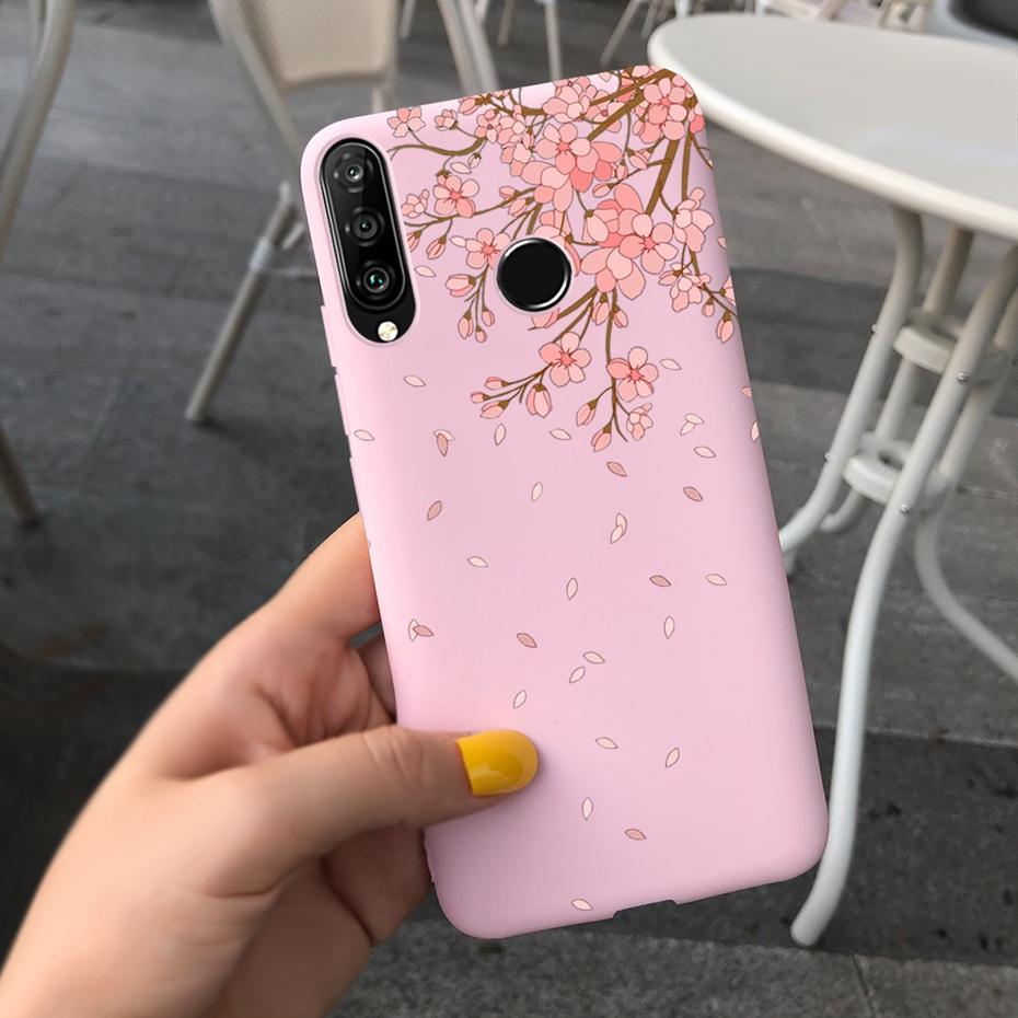 Flower Phone Cases For Huawei P30 Lite Pro Case Cover On Fundas Huawei P30 P30lite P 30 lite pro P30pro Cute Soft Silicone Cases