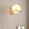 Nordic Wood Art LED Wall Lamp: Minimalist Bedside, Living Room, Stairway, Hallway Light