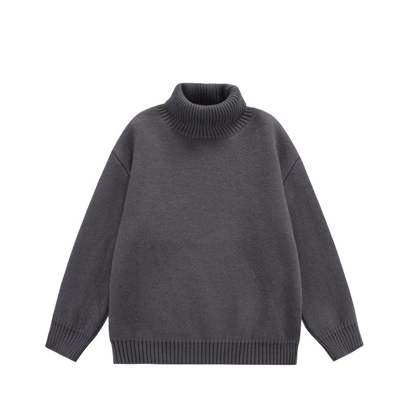 Водолазка для мужчин на осень и зиму, бархатная рубашка большого размера, модная внутренняя одежда, свободный вязаный свитер в гонконгском стиле.