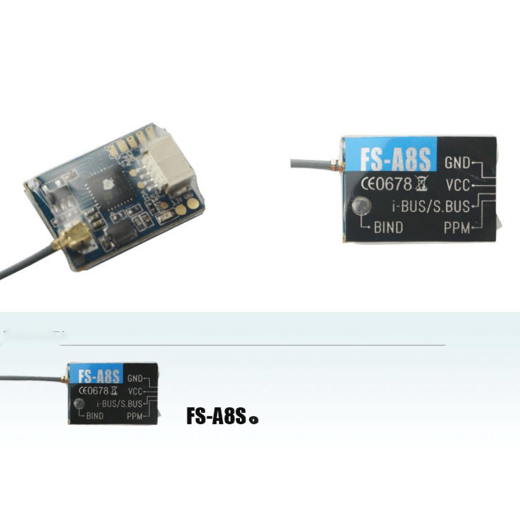 Универсальный мини-приемник FS-A8S 2.4G 8 каналов AFHDS 2A высокой чувствительности частоты для Flysky i4 i6 i6S i6X