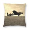 Lancaster Bomber Square Pillowcase Polyester Linen Velvet Printed Zip Decor Throw Pillow Case Home Cushion Cover Wholesale