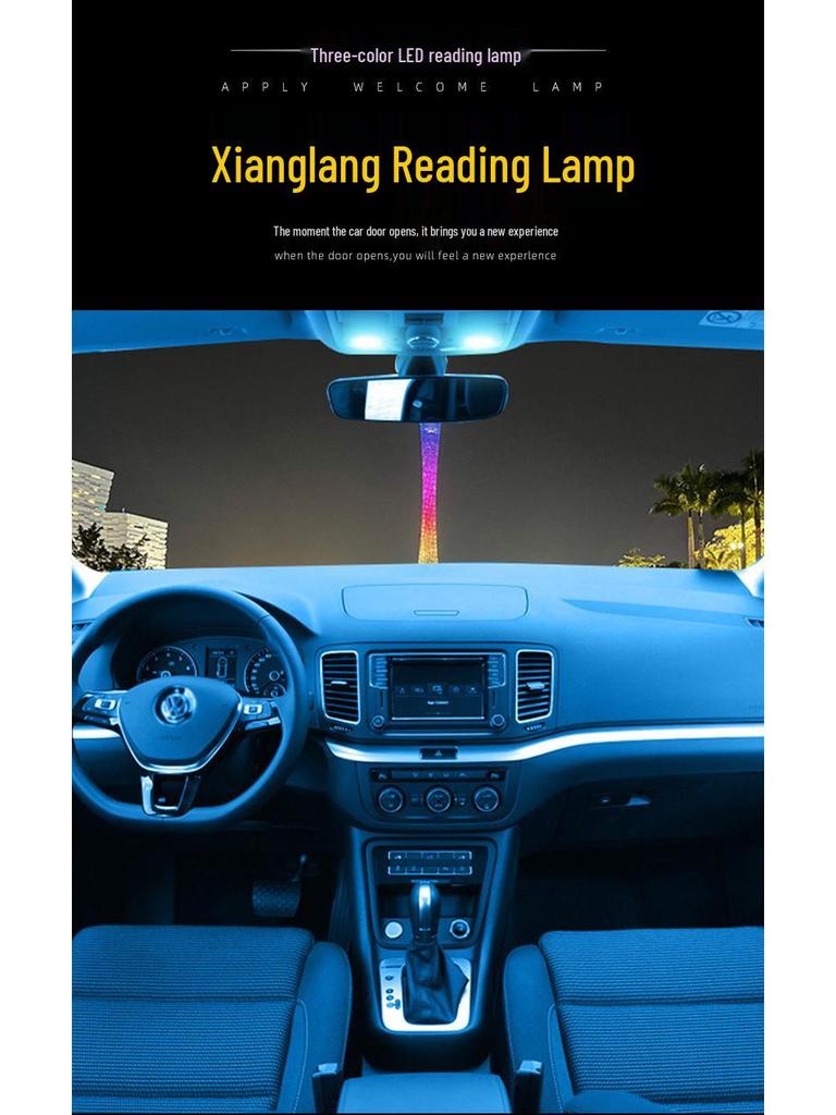 Светодиодный набор для освещения салона для Volkswagen Sharan: Включает освещение для чтения, в ногах, потолочное освещение и освещение багажника.