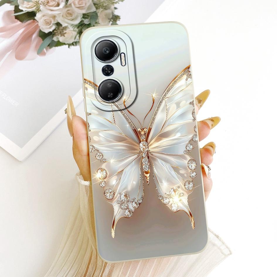 Чехол для Infinix Hot 20 Play X6825 Популярный Цветочный Чехол Мягкий Жидкий Силикон Оболочка Телефона Для Infinix Hot 20s 20i Hot20 4G Чехлы