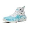 Anta KT8 Wave Shock Absorption Non-Slip Wear-Resistant High-Top Basketball Shoes Men Sneaker White Blue 112321101-7