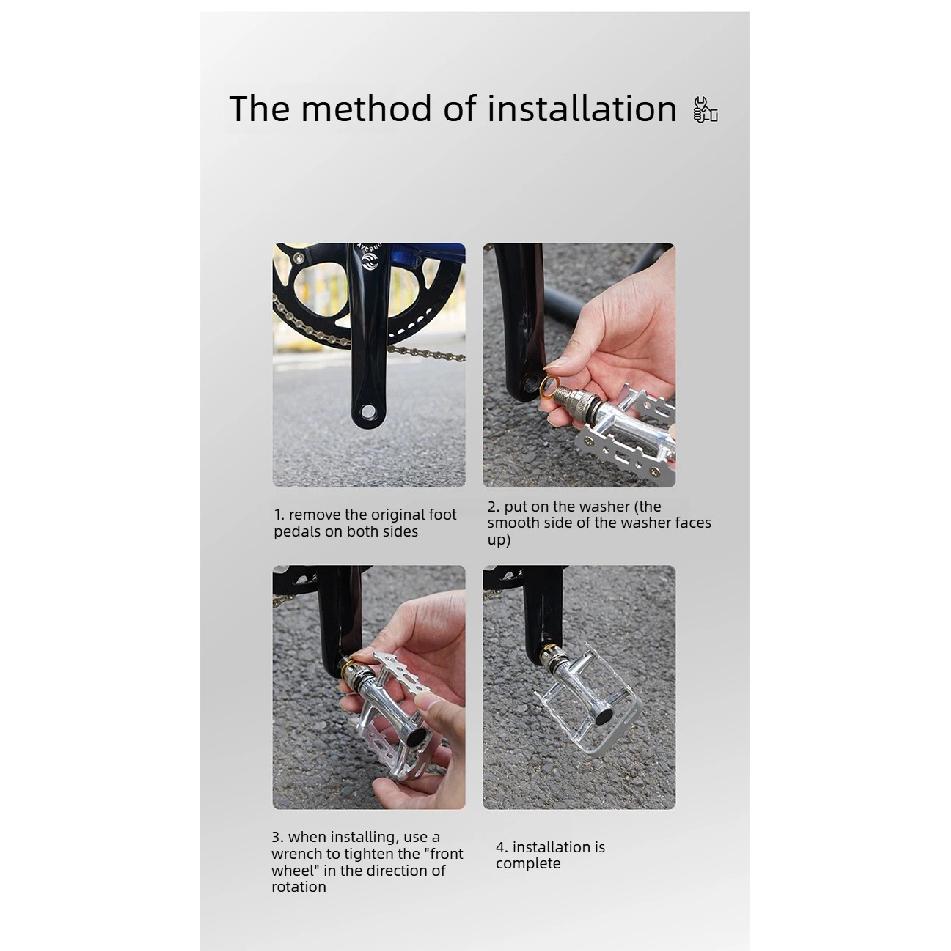 Quick Release Bicycle Pedal Aluminum Alloy MTB Road Folding Bike Pedal DU Bearing Anti Slip CNC Ultralight Cycling Gear Parts