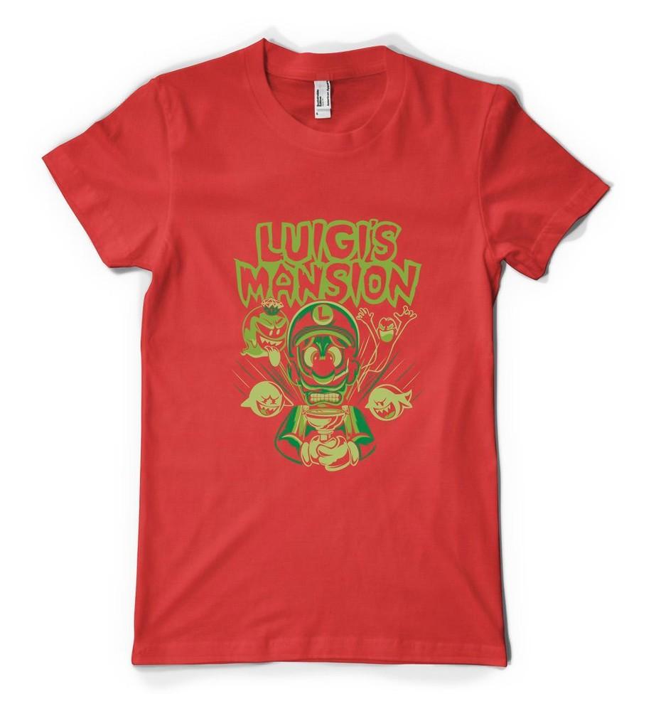 Bnwt Free Personalisation Luigi Unisexsion Gaming Mario Adult And Kids TShirt