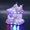 Girls' Light-up Shoes Princess  with Lights Luminous Shoes Kids Luminous Sports Shoes