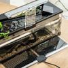 38x14.5x18 см Аквариум для маленьких рыбок Акриловый аквариум с легким водяным насосом Прозрачная крышка Экологическая система цикла Высокая прозрачность