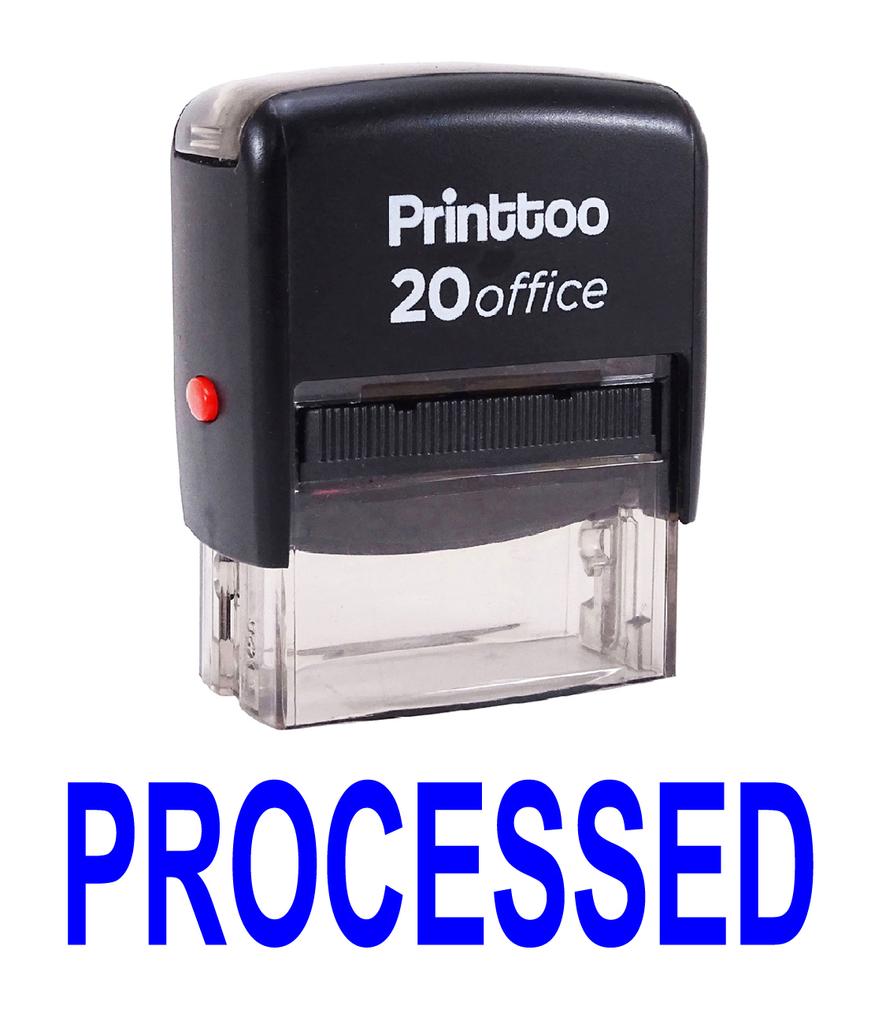 Printtoo Self Inking PROCESSED Rubber Stamp Office Stationary Custom