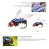 LEO FISHING 50pcs/40pcs Box Fishing Accessory Goods Bead Head Fast Sinking Nymph Scud Fly Bug Worm Trout Fishing Tools Insect Fishing Bait Lure