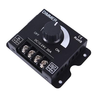 1 шт. Dc12V/24V 30A светодиодный переключатель диммер контроллер для светодиодной ленты один цвет черный