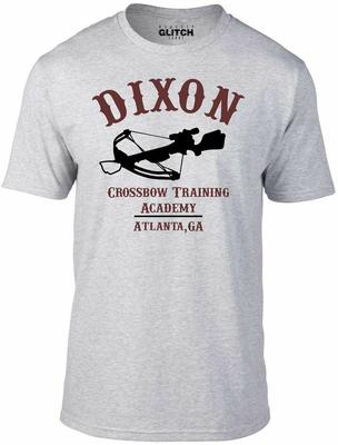 Футболка Dixon Crossbow Academy - Смешная футболка ходячий ретро Дэрил мертвый зомби