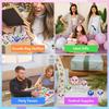 5pcs Foam Octopus Squishy Toy Cute Colorful Beads Squeeze Toy Sensory Fidget Stress Relief Decompression Toy Venting Toy Gift for Kids and Adults