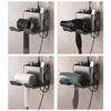 Bathroom Storage Hair Dryer Rack Wall Mounted Holder