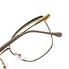 European and American TR cat eye glasses frame women's tide metal spring foot glasses frame fashion color change anti blue light glasses myopia