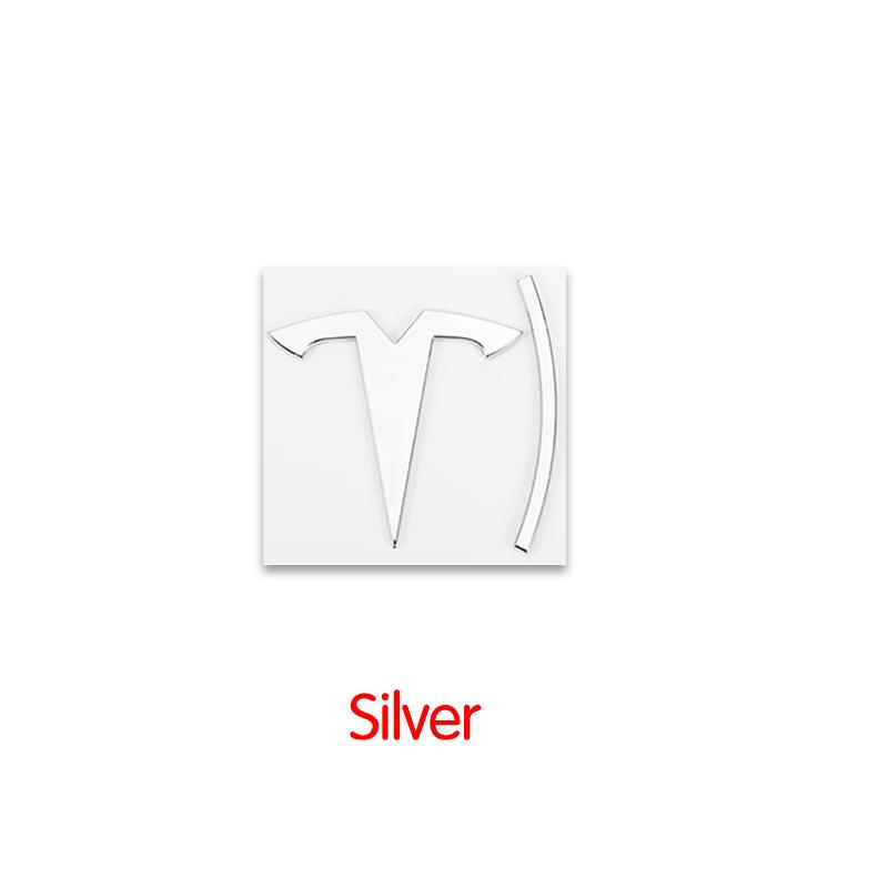 3D ABS Chrome Red Line Black Logo DUAL MOTOR Emblem Letters Car Styling Trunk Badge For Tesla 3 Y S X DUAL MOTOR Accessories