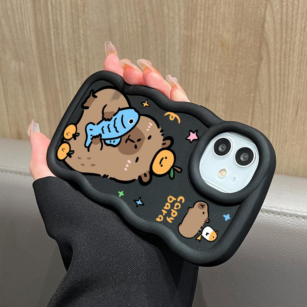 Милый мультяшный дельфин мягкий чехол для телефона Samsung Galaxy A52 A73 A12 S24 Ultra 5G S23 S22 S21 S20 FE Wave Edge противоударный защитный резиновый чехол