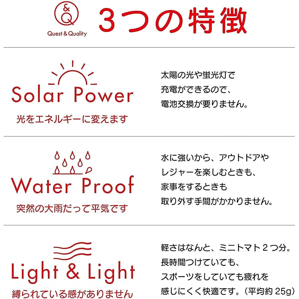 Q&Q SmileSolar GROOVISIONS GRV3013 Солнечные аналоговые часы с водонепроницаемым уретановым ремешком, Белые, RP26J811