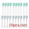 10pcs Replacement Soft Brush Heads For Xiaomi Mijia T300/t500/t700 For Sonic Electric Toothbrushes With Caps Sealed Package