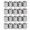 20PCS Hex Coupling Nut Stainless Steel Rustproof M4 X 0.7 8 L10mm 6 Sides Connector Nuts for Installation
