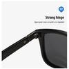 Men's and women's outdoor polarized sunglasses, featuring a classic square frame, UV protection, and vibrant colors