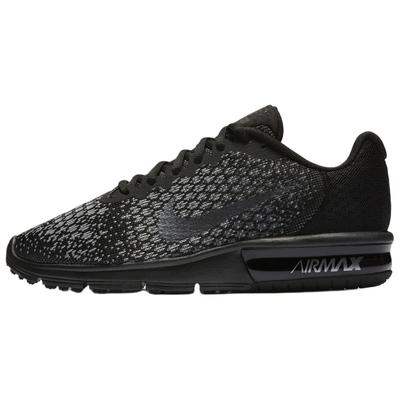 Air Max Sequent 2 Metallic Hematite женские кроссовки черные металлик-гематит-темно-серые 852465-010