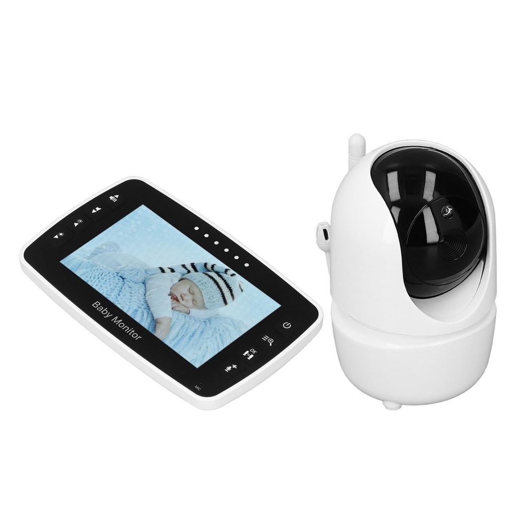4,3-дюймовый беспроводной видеоняня с экраном IPS, 2-кратным отображением температуры, 2-сторонним ночным видением для ребенка