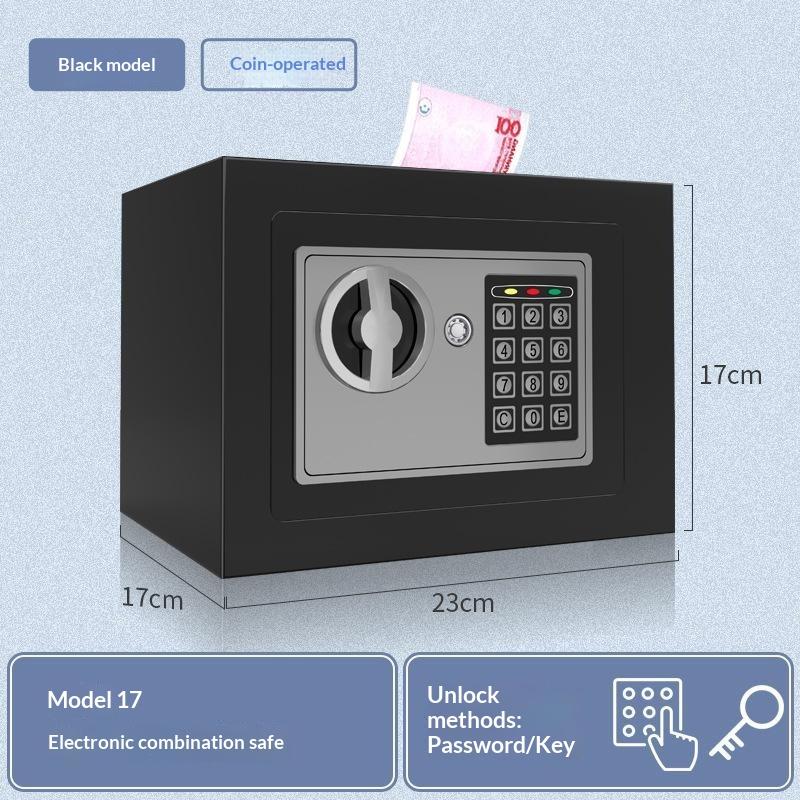 Compact Small Digital Safe Box Password Lock 1PC Anti-Theft Piggy Bank Portable Cash Coin Storage Case for Travel Kids Gift Home