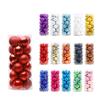 24pcs/Barrel Christmas Ball Xmas Tree Bauble Hanging Pendants Home Party Ornament Party Wedding
