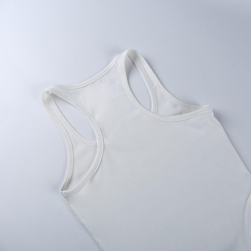 Summer New Casual Sexy Slim Fit Jumpsuits Women Fashion Sleeveless Solid Elegant Women's Bodysuits Simple High Waist Base Ladies Rompers 26432