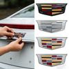 AABHT1 2 шт. 19,3x7,5 см 11,9x4,6 см 3D Наклейки-логотипы эмблем для Cadillac XT6 Передняя задняя центральная эмблема багажника Внешние аксессуары