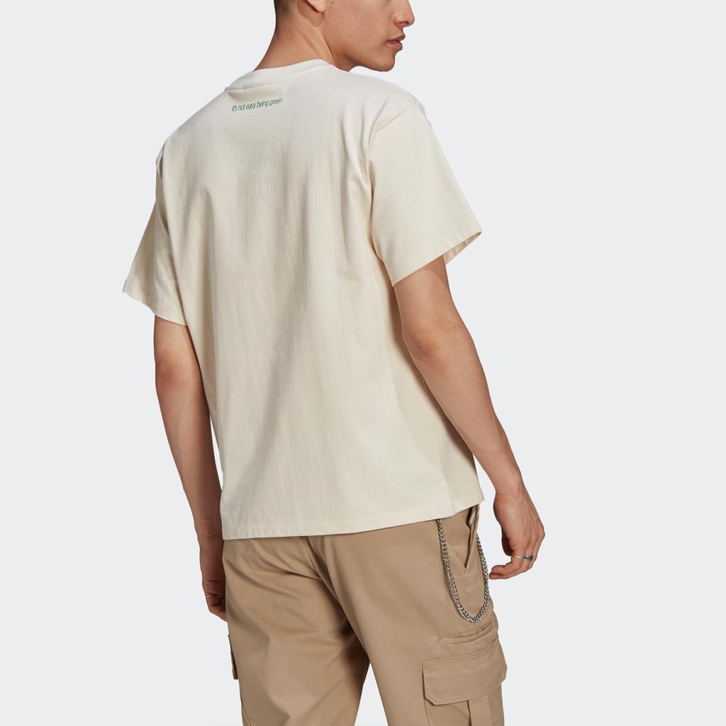 Adidas Originals Disney X  Tinker Bell Print Loose Fit Sport Round Neck Short Sleeve T-Shirt Unisex Tops Off-White GP3392