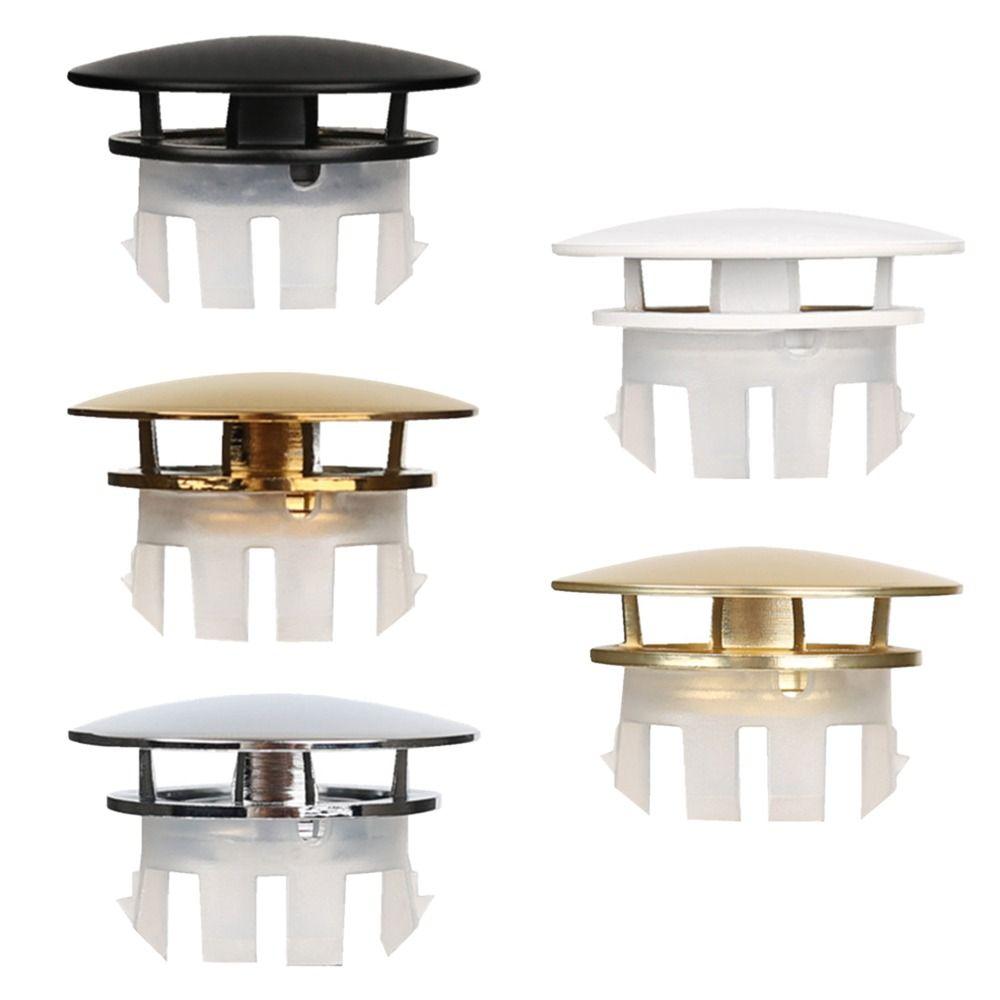 Copper Sink Overflow Covers Round Sink Hole Cover Wash Basin Overflow Ring Plug  Kitchen Bathroom