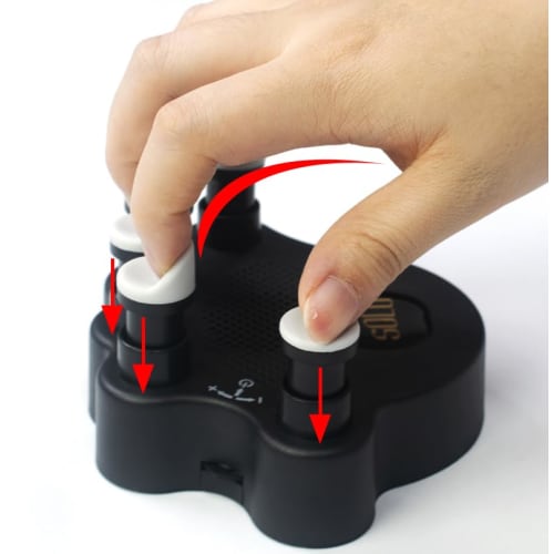 Solo Professional Finger Trainer SP-145 Upgraded Version, Vanilla Green, Piano Finger Shape Trainer, Practice Tool for Kids and Beginners