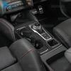 Для Ford Focus/Focus ST      2024 2025 Настоящая Мягкая Наклейка из Углеродного Волокна Панель Рамки Селектора Переключения Передач Автомобиля LHD RHD