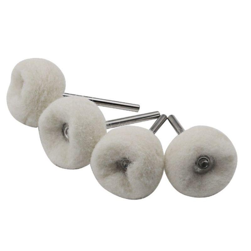 5 шт., 3 мм, шерстяной фетр, полировальный круг, абразивная щетка, шлифовальный полирующий круг