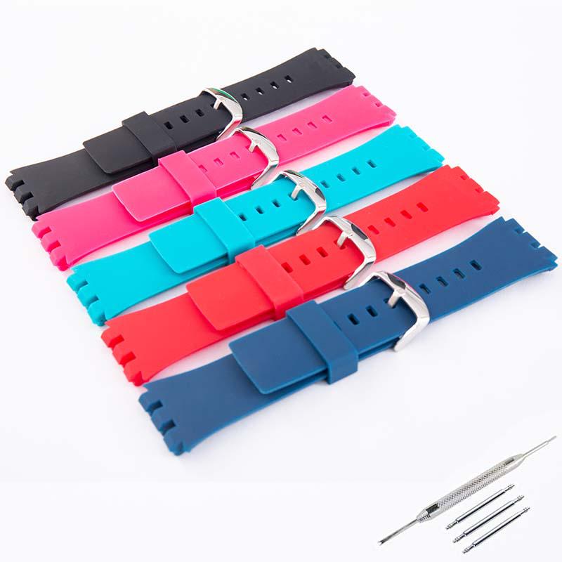 Силиконовый ремешок для часов SwatchTouch SURW100