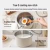 Suncha 316L Stainless Steel Ceramic Milk Pot with Steamer