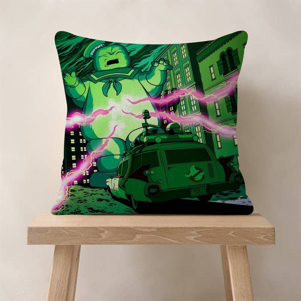 Retro CClassic GGhostbusters Personalized Picture Text Home Decorative Pillows Household Gifts xcm