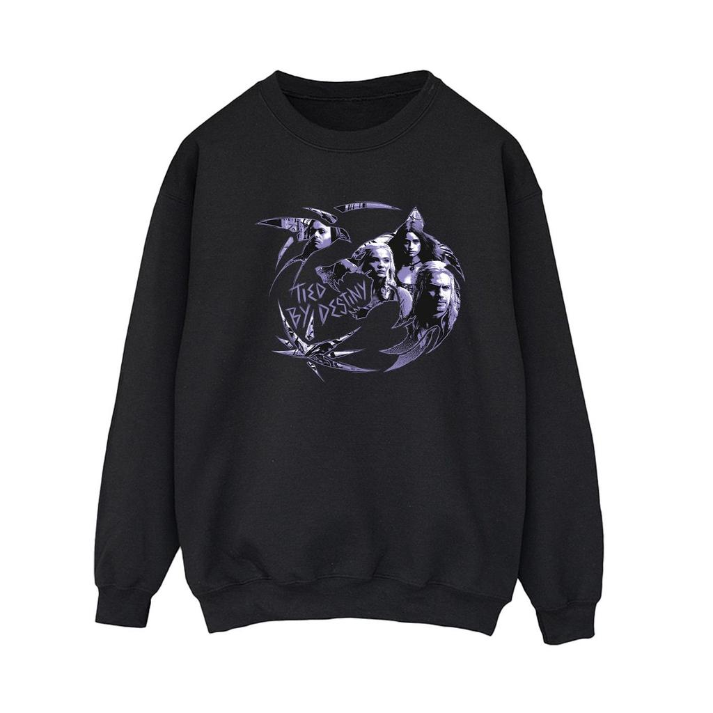 Netflix Womens/Ladies The Witcher Wolf Logo Infill Sweatshirt