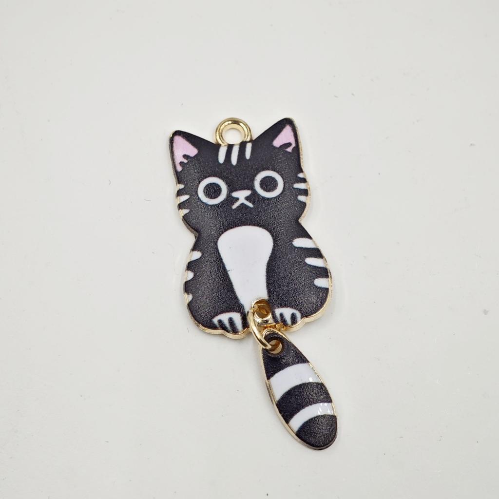 Игривые Мультяшные Кошки Эмалевые Подвески для DIY Украшений и Модных Аксессуаров