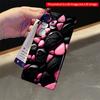 2DFlat Samsung phone case Cracked Pink & Black Stone Fusion Design Applicable to Galaxy S23 S24 S25ULTRA S26 A12 A14 A15 A16 A54 A55
