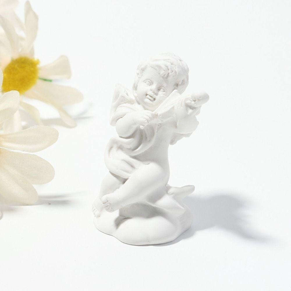 Decoration Guardian Angel Character Sculpture Garden Ornaments Desktop Figurine Cupid Angel Statue