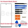 Внешнее сенсорное стекло + OCA для Xiaomi Black Shark 2 3 3S 4 4S 5 6 Pro 5RS Передняя панель-линза LCD дисплея + Комплекты для замены
